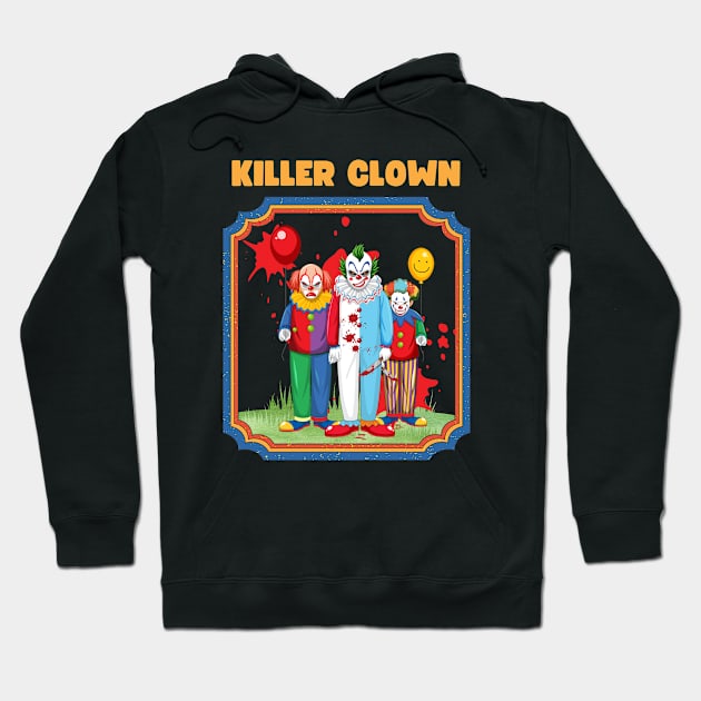 killer clown Hoodie by derrickcrack